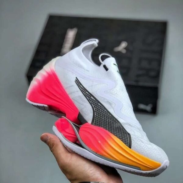 Puma Fast RB Nitro Elite White & Sun Stream