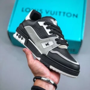Louis Vuitton Signature Black Gray Trainer