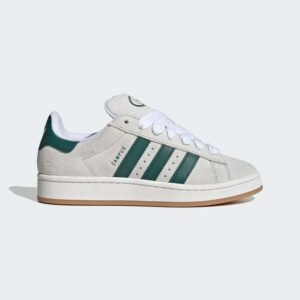 Adidas Campus 00s Crystal White Dark Green