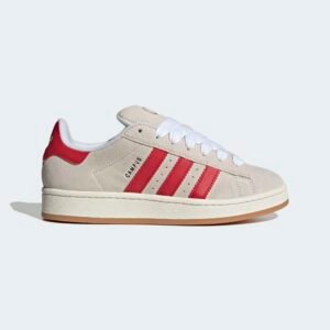 Adidas Campus 00s Crystal White Scarlet