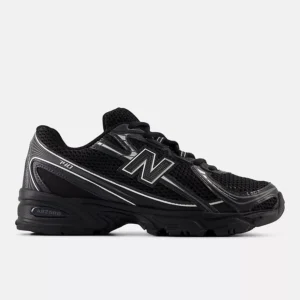New Balance 740 BLACK with SILVER METALLIC